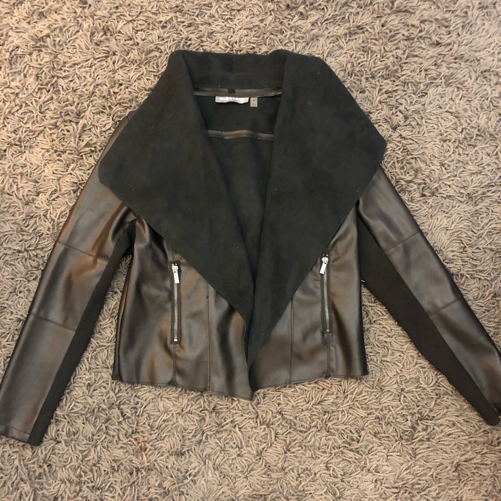 Leather/suede dressy jacket